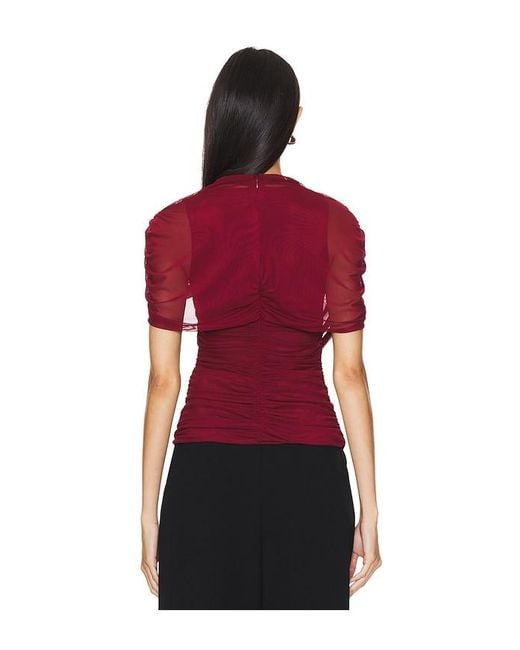 Amanda Uprichard Red X Revolve Evianna Top