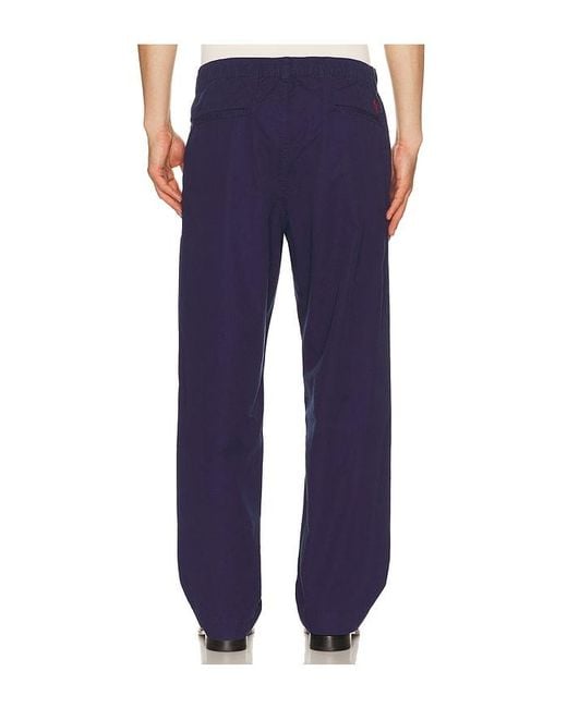 Polo Ralph Lauren Blue Featherweight Twill Prepster Easy Pleated Pant for men