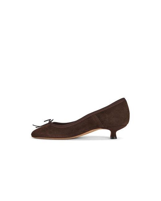 Mansur Gavriel Brown Ballerina Heel