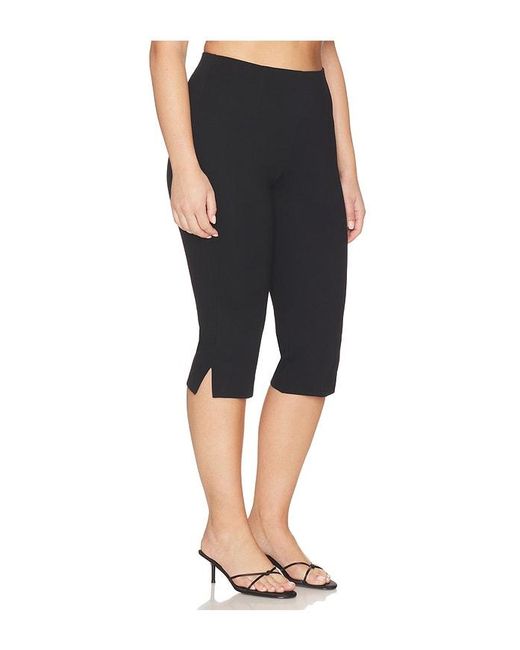 GOOD AMERICAN Blue Soft Stretch Ponte Pull On Capris
