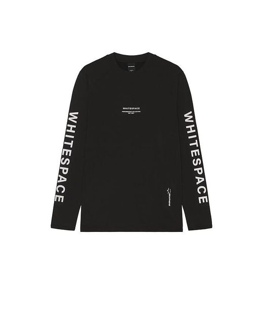 White/space Black Graphene Crew Neck for men