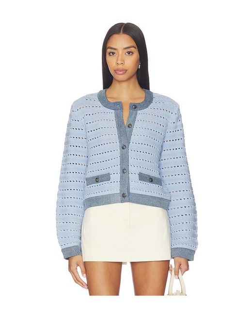 Steve Madden Blue Cassette Cardigan