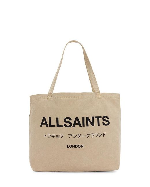 Bolso Tote En Color Marrón Talla AllSaints de hombre de color Natural