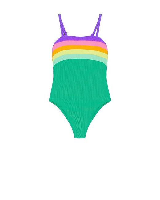 Beach Riot Green Kids Little Jessa One Piece