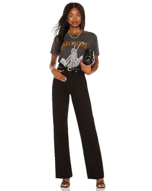 Dr. Denim Black Echo Straight Jeans