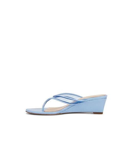 Veronica Beard Blue Clea Wedge Sandal