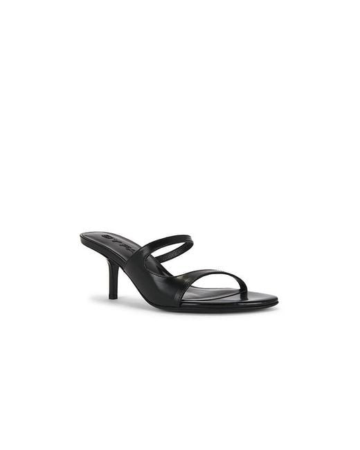 By Far Black Serena Heel