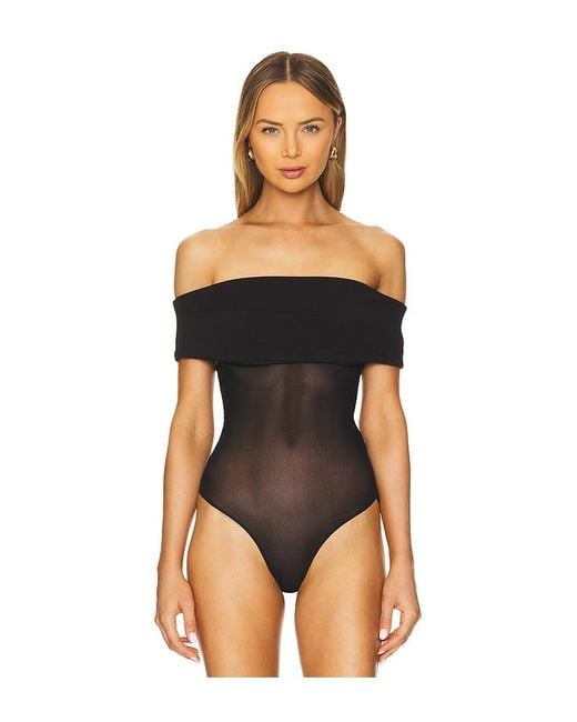 SER.O.YA Black Willa Bodysuit