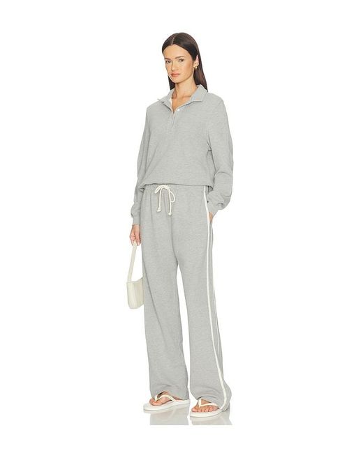 DONNI. White The Eco-Terry Polo Sweatshirt