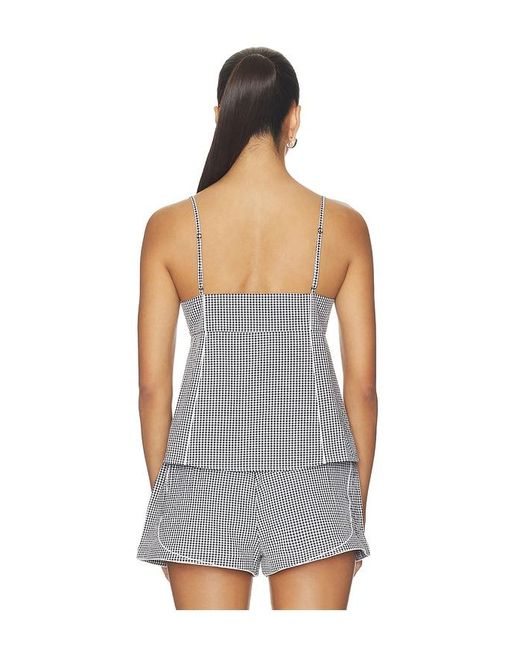 Solid & Striped Blue The Eleni Top