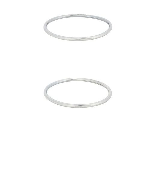 Jenny Bird Black Dane Bangle Set Of 2