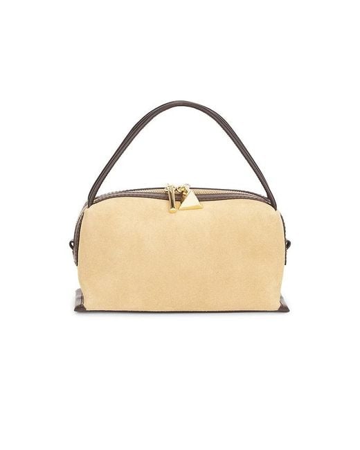 VERAFIED Natural Suede Cafe Mini Bag