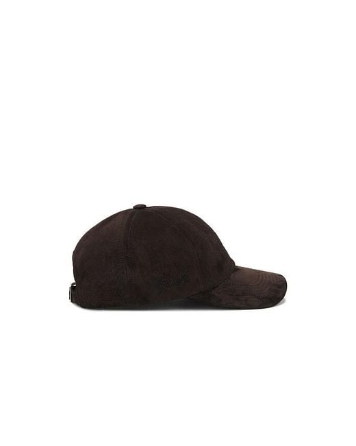 Siegelman Stable Black X Fwrd Suede Dad Hat