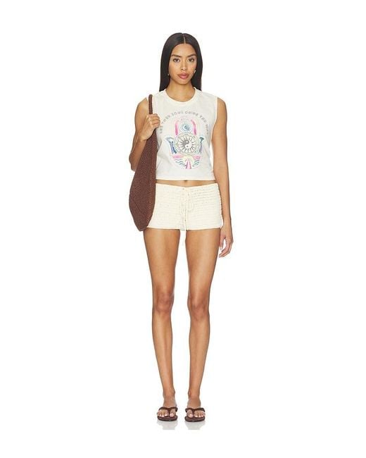 Spiritual Gangster White Soul Guide Spirit Cropped Tank Top