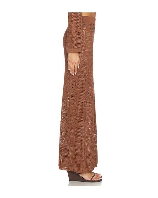 SNDY'S Brown Terra Maxi Skirt