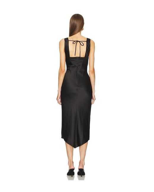 Michael Costello Black X Revolve Kylen Midi Dress