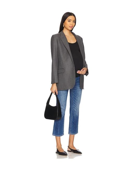 HATCH Blue The Over The Bump Straight Maternity Jeans