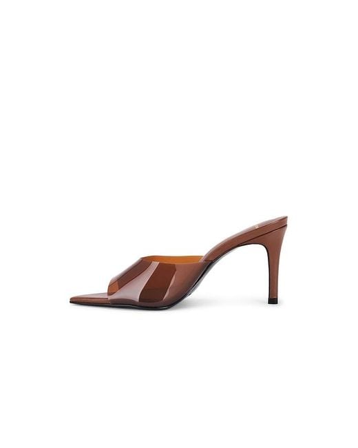 Black Suede Studio Brown Belle 80 Mule
