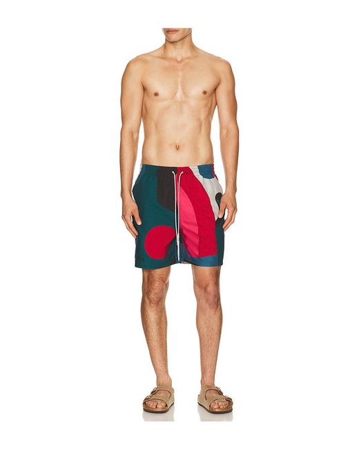 by Parra Red Ball To The Face Swim Shorts for men