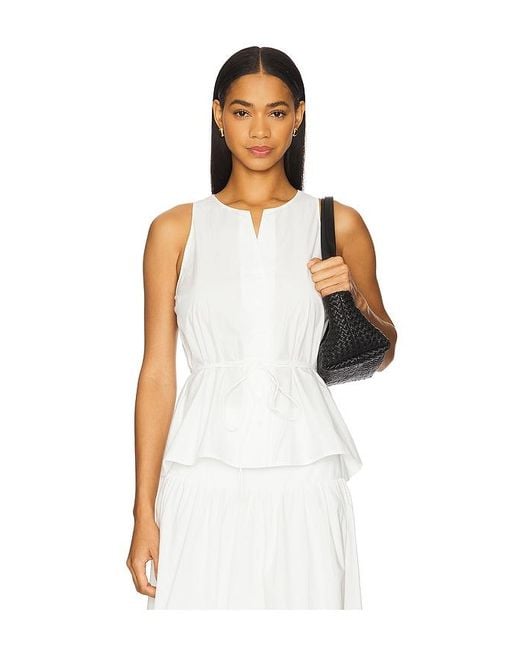 Elodie the Label Wren ポプリントップ White