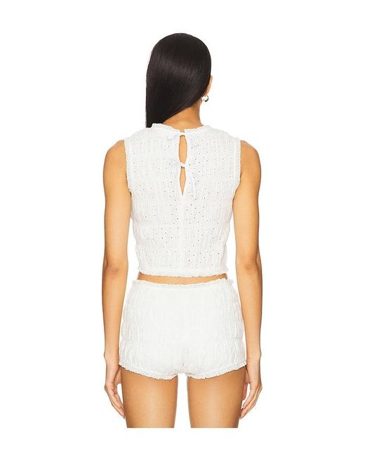 Nia White Storm Top