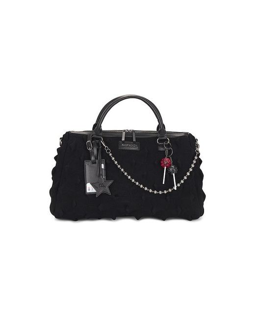 MADFRENZY Black Spiked Bag for men