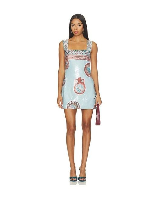 ROAME. Blue Izzy Sequin Dress