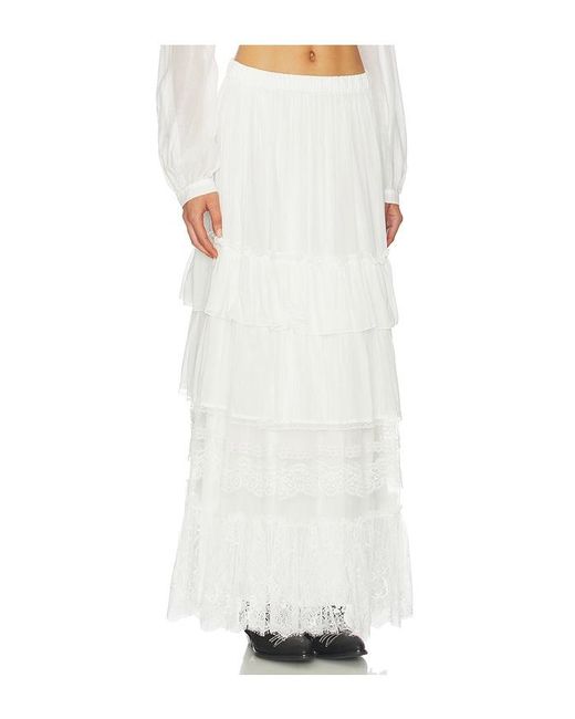 Aniye By White Carmen Long Skirt