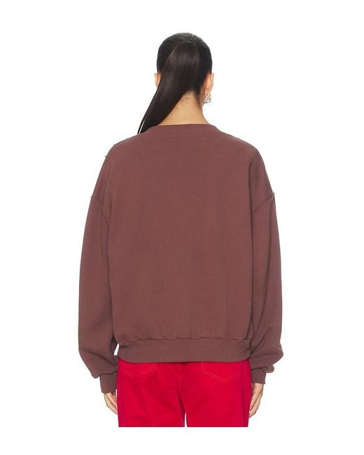 Daydreamer Red Athletic Club Colorblocked Sweatshirt