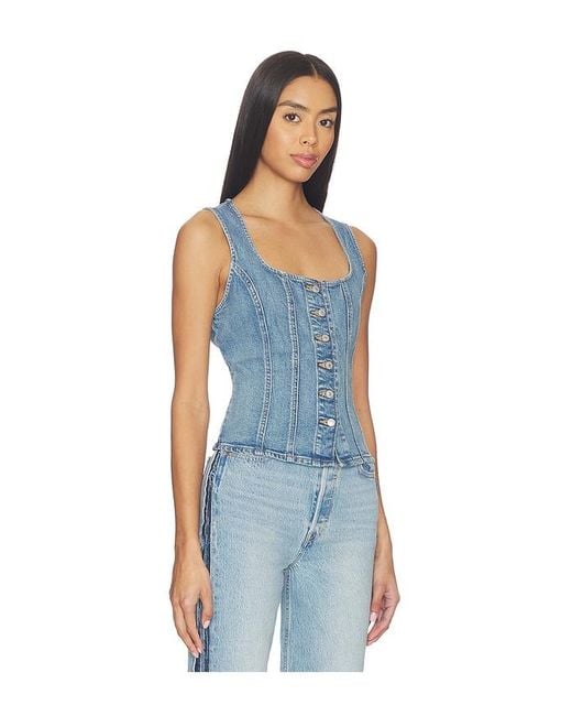 Levi's Blue Sculpted Top