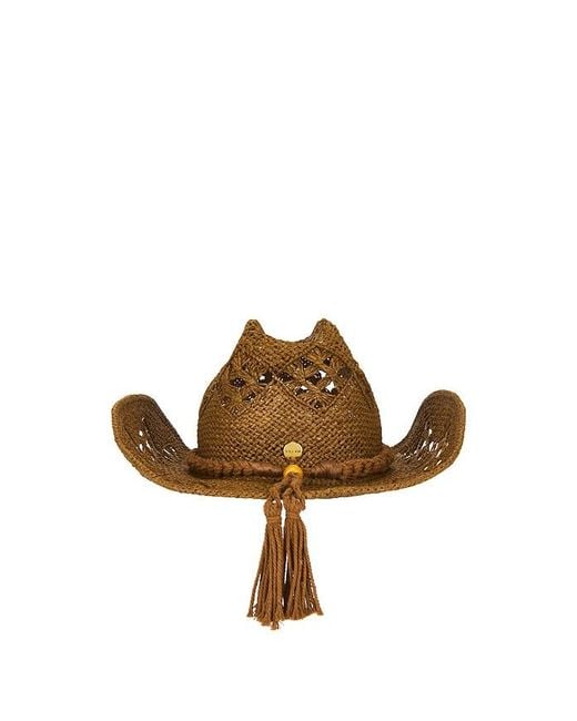 Gigi Pip Brown Remy Cowboy Hat