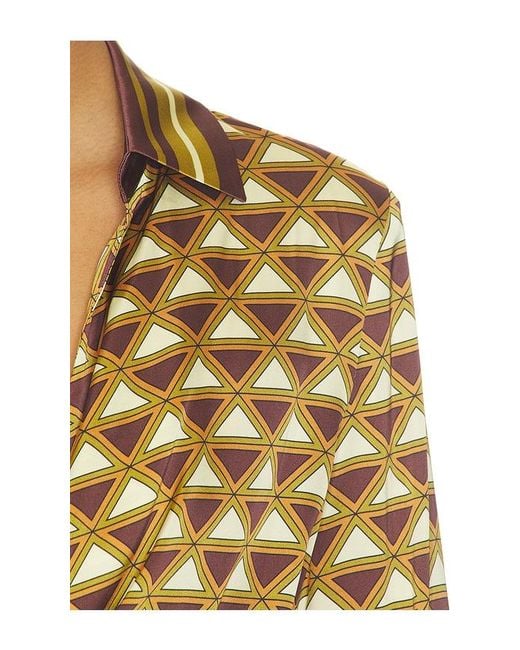 retroféte Orange Kourt Blouse