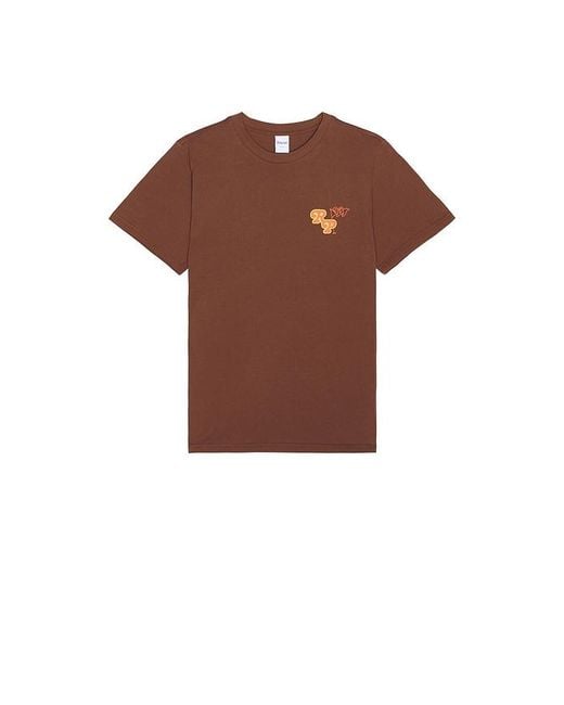 Rivvia Projects Brown Floral Pursuit T-Shirt for men