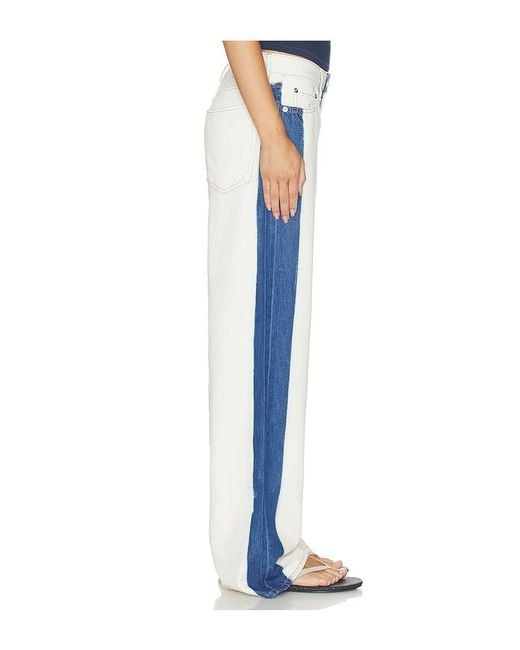 Rag & Bone White Featherweight Logan Wide Jean