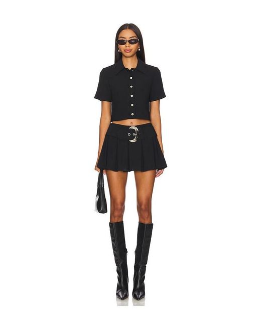 Amanda Uprichard Black Josie Skort