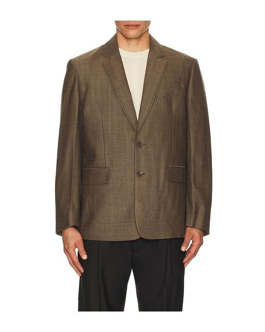 Percival Brown Grounds Tailored Blazer for men