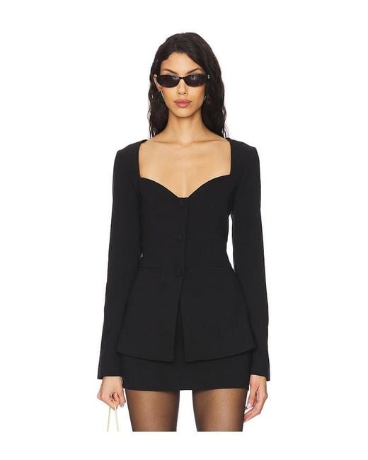 ALL THE WAYS Black Blazer Arielle