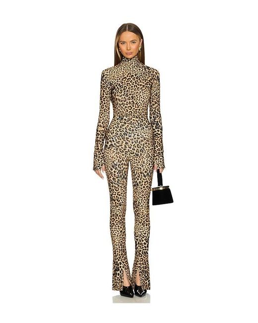Norma Kamali Multicolor Slim Fit Long Sleeve Turtle Top Clothing Xs 2) Spandex/Polyester/Jersey