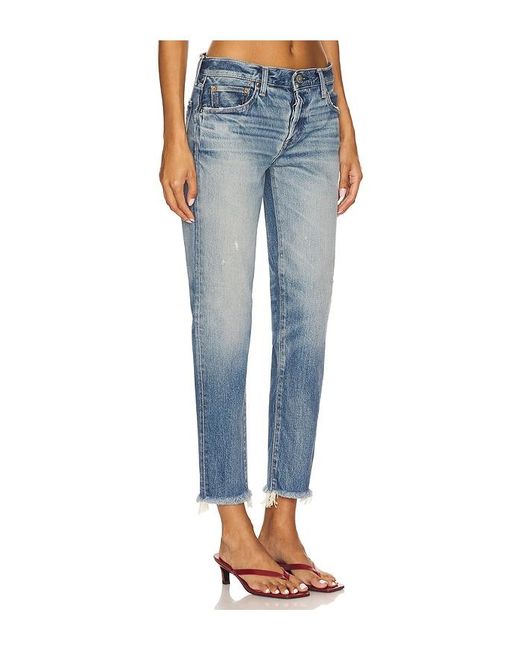 Moussy Blue Bretton Tapered