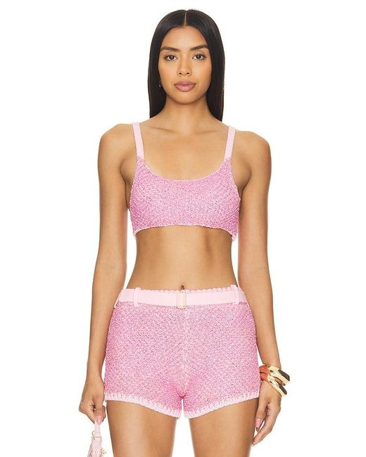 Asta Resort X Revolve Grace Sequin Bralette in Pink Lyst UK