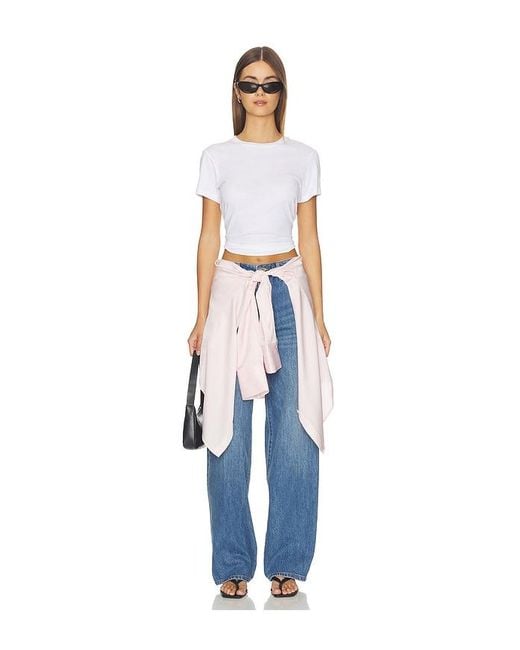 GOOD AMERICAN Blue Vintage High Wide Jeans
