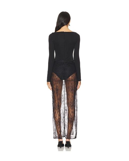 Lovers + Friends Black Allegre Maxi Dress