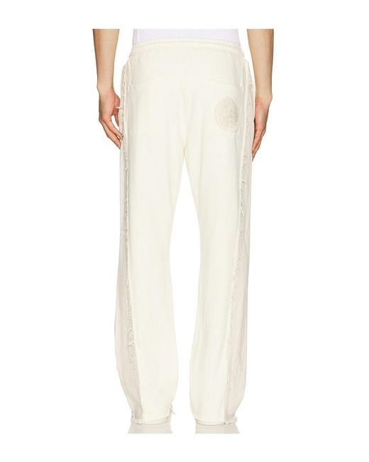 Honor The Gift White Denim Panel Flare Sweatpant for men