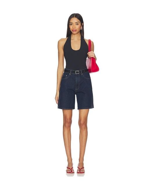 DL1961 Blue Dl Taylor Relaxed High Rise Denim Short