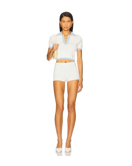 SNDY'S White X Revolve Rayleigh Top