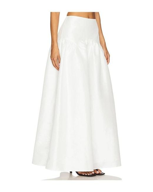 MORE TO COME White Carson Skirt