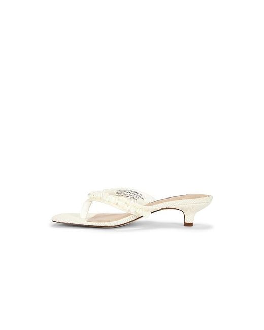 Steve Madden White Tracie Shell Sandal