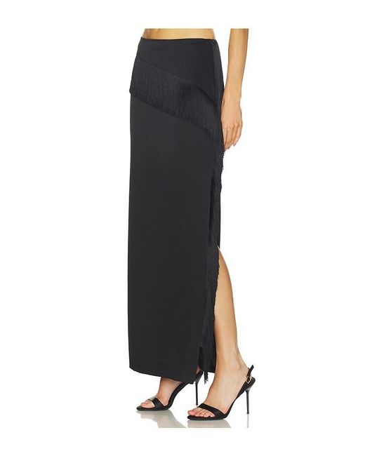 SRG Black Sandra Silk Skirt