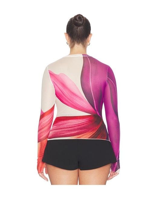 AFRM Pink Kaylee Top