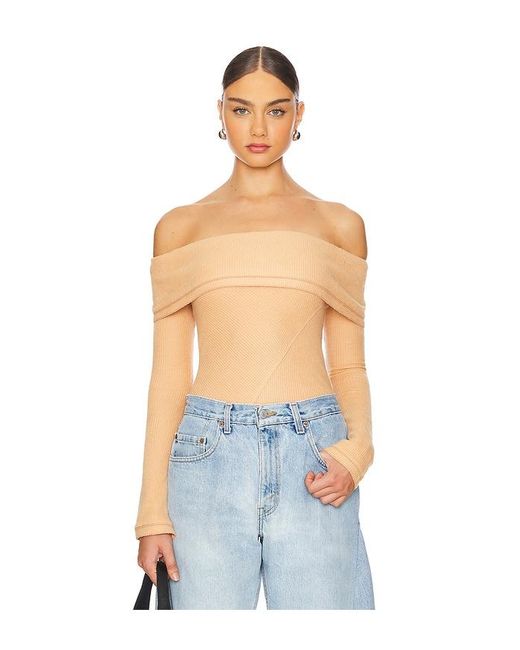 Free People Autumn Cozy ボディスーツ Blue